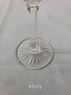 St Louis France Crystal Tommy Cordial Glass Cut To Clear Gorgeous Color EUC