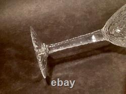 St Louis Pineapple Cut Crystal Wine Glass 1920's 6.75 inches tall