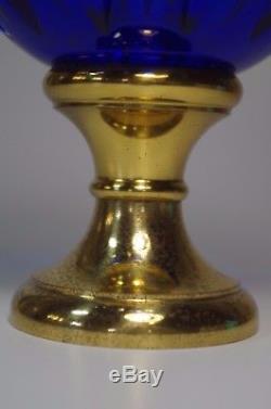 Staircase Finial Newel Post Cap Hand Cut Crystal Ball French Baccarat St Louis