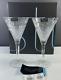 Stuart Beaconsfield Crystal Water Goblet Glasses Set of 2 Ireland NEW