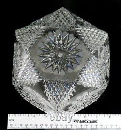 Stunning 19th Century ABP American Brilliant Period Cut Glass Crystal Bowl