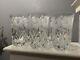 Stunning Cut Crystal Frosted Etching Tumblers 6 oz Capacity. Amazing Set of 6