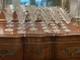Stunning Cut Crystal Glass Service 22 Pieces