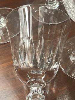 Stunning Cut Crystal Glass Service 22 Pieces