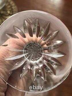 Stunning Cut Crystal Glass Service 22 Pieces