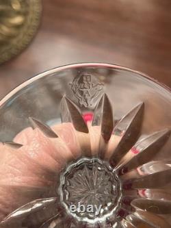 Stunning Cut Crystal Glass Service 22 Pieces