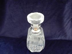 Stunning Mappin & Webb Sterling Silver & Hand Cut Crystal Decanter, Glass Signed