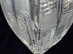 Stunning Mappin & Webb Sterling Silver & Hand Cut Crystal Decanter, Glass Signed
