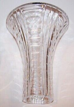 Stunning Rare Vintage Signed Waterford Crystal & Brass Beautifully Cut Lamp #1