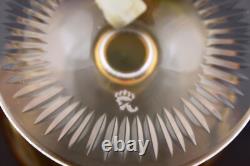 Stunning Set Of 4 Nachtmann Cut To Clear Multicolor Crystal Brandy Snifters-mint