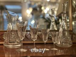 Superb Cut Crystal Glass Service Art Deco Model 43 Pieces