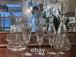 Superb Cut Crystal Glass Service Art Deco Model 43 Pieces
