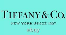 TIFFANY & CO DENISE WATER GLASSES, Cut Lead Crystal, 8, 10 OZ, 4PC SET