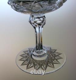 TWO Claret Wines by Hoare in CHAMPION American Brilliant Cut Glass VERY FINE