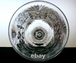 TWO Claret Wines by Hoare in CHAMPION American Brilliant Cut Glass VERY FINE