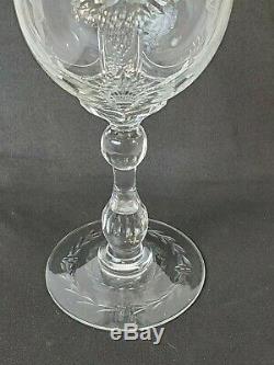 Thomas Webb Rock Crystal Style Cut Goblet/Glass. Rare Pattern 1906-30's