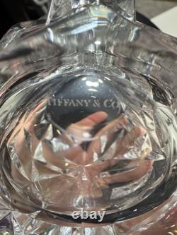 Tiffany & Co Crystal Beer Mug Set 2 Rock Cut Crystal Glass Vintage Germany NEW
