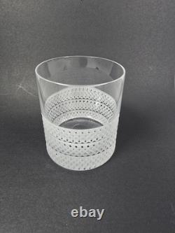 Tiffany & Co. Crystal Diamond Point Cut Double Old Fashioned Glass 4