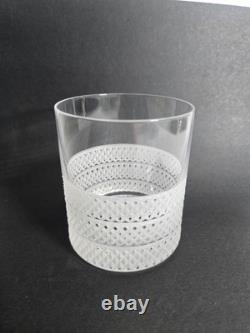 Tiffany & Co. Crystal Diamond Point Cut Double Old Fashioned Glass 4