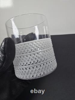 Tiffany & Co. Crystal Diamond Point Cut Double Old Fashioned Glass 4