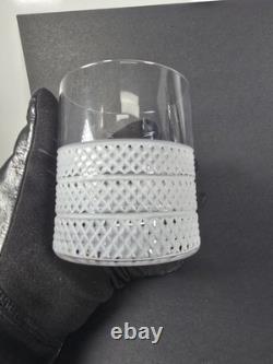 Tiffany & Co. Crystal Diamond Point Cut Double Old Fashioned Glass 4