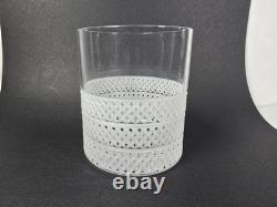 Tiffany & Co. Crystal Diamond Point Cut Double Old Fashioned Glass 4