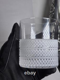 Tiffany & Co. Crystal Diamond Point Cut Double Old Fashioned Glass 4