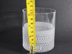 Tiffany & Co. Crystal Diamond Point Cut Double Old Fashioned Glass 4