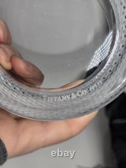Tiffany & Co. Crystal Diamond Point Cut Double Old Fashioned Glass 4