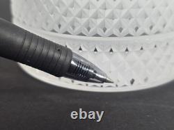 Tiffany & Co. Crystal Diamond Point Cut Double Old Fashioned Glass 4