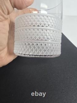 Tiffany & Co. Crystal Diamond Point Cut Double Old Fashioned Glass 4