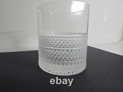 Tiffany & Co. Crystal Diamond Point Cut Double Old Fashioned Glass 4