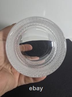 Tiffany & Co. Crystal Diamond Point Cut Double Old Fashioned Glass 4