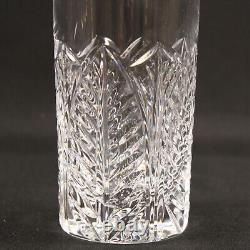 Tiffany & Co. Crystal Highball Tumbler Cut Leaves Fan Glass Set of 4