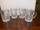 Tiffany & Co. Cut Crystal Mugs from Germany 4 GLASS CUPS NEW NWT SIGNED