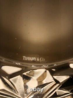 Tiffany & Co. Rock Cut Crystal 8 Salad Dessert Plate Set Of 8