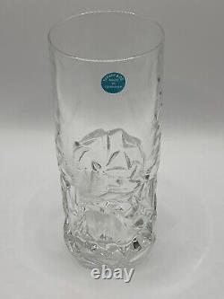 Tiffany & Co. Rock Cut Crystal Bud Vase 6.5