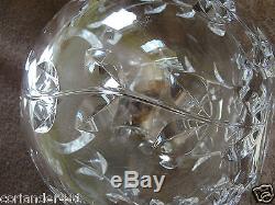 Tiffany & Company Cut Glass Crystal Floral Vine Rose Bowl