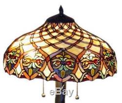Tiffany Lamp Tiffany Style Table Lamp / Reading Lamp Hand Made Cut Glass NEW