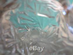 Tiffany and Co. Crystal Rock Cut Perfume Bottle New In Box Made In Germany