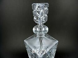 Tiffany and Co Rock Cut Crystal Decanter and Stopper