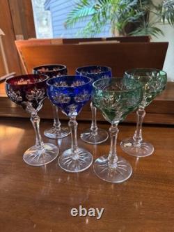 Tritschler Winterhalder Hand Cut Crystal Glasses Set of 6