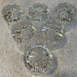 Tudor Frobisher 3.5 Double Old Fashioned 11oz Lead Crystal Cut Glass Set of 6