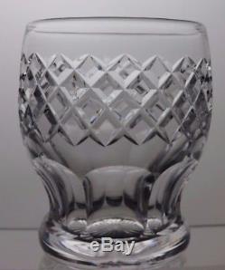 Tyrone Crystal Large Heavy Mourne Cut Glass Whisky Tumblers Set Of 6