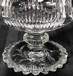 Ultra Rare Antique Abp Pairpoint Engraved Cut Glass Rock Crystal Loving Cup