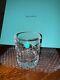 Unused Tiffany & Co Crystal Rock Cut Double Old Fashioned Glasses-Set of 4