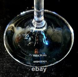 VERA WANG DUCHESS PLATINUM WATER GLASS, Cut Crystal, 9 1/2, 20 oz, WEDGEWOOD