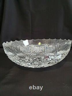 VERY RARE Waterford Crystal LIMITED EDITION Mackinac Island Bowl 12 1/4