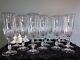 VINTAGE Set (14) Cut Crystal Glass Champagne Flutes 8, Vintage, Sparkly? NICE