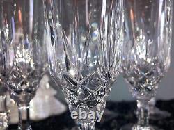 VINTAGE Set (14) Cut Crystal Glass Champagne Flutes 8, Vintage, Sparkly? NICE